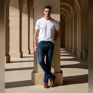 Levi's Strauss 502 Blue Jeans Long Pants  Sz 32x32(ID129)